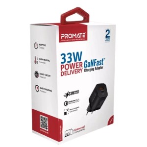 Зарядное устройство Promate powerport-33.black