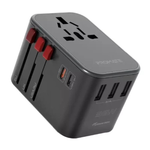 Зарядное устройство Promate tripmate-36w.black