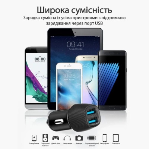 Зарядное устройство Promate voltrip-duo.black