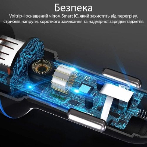 Зарядное устройство Promate voltrip-i.black