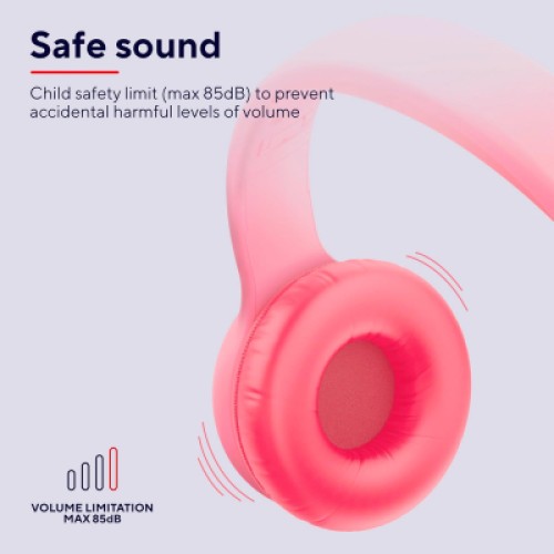 Наушники Trust Nouna Kids Wireless Pink (25274)