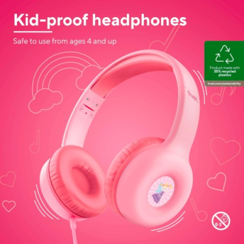 Наушники Trust Nouna Pink (25277)
