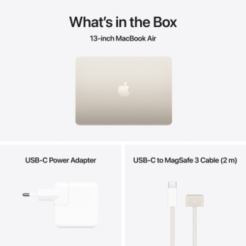 Ноутбук Apple MacBook Air 13 M4 A3240 Starlight (MC6A4UA/A)