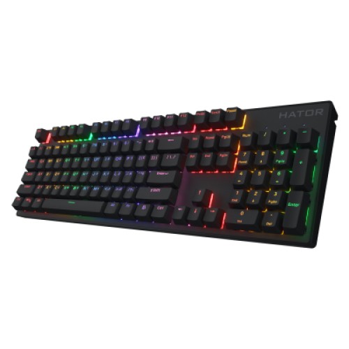 Клавиатура Hator Icefall Mecha Rainbow USB Black (HTK104UA)