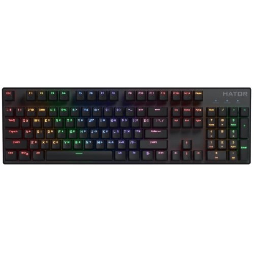 Клавиатура Hator Icefall Mecha Rainbow USB Black (HTK104UA)