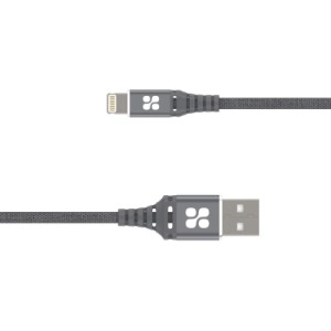 Дата кабель USB 2.0 AM to Lightning ervelink-i.grey Promate (nervelink-i.grey)