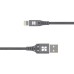 Дата кабель USB 2.0 AM to Lightning ervelink-i.grey Promate (nervelink-i.grey)