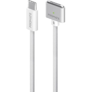 Дата кабель USB-C to MagSafe 3 magcord-140pd.white Promate (magcord-140pd.white)