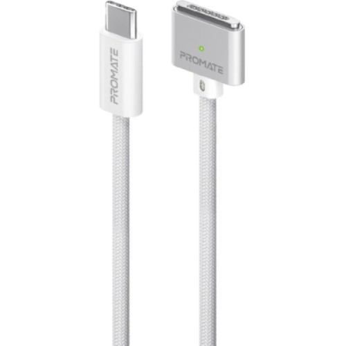 Дата кабель USB-C to MagSafe 3 magcord-140pd.white Promate (magcord-140pd.white)