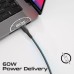 Дата кабель USB-C to USB-C cablekit-cc.black Promate (cablekit-cc.black)