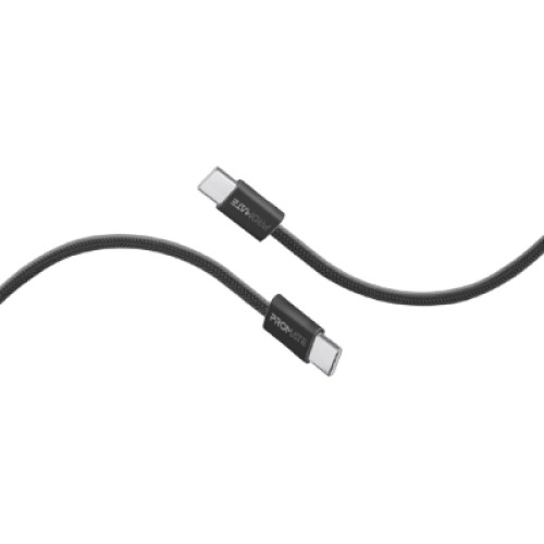 Дата кабель USB-C to USB-C ecoline-cc120.black Promate (ecoline-cc120.black)