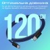 Дата кабель USB-C to USB-C ecoline-cc120.navy Promate (ecoline-cc120.navy)