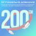 Дата кабель USB-C to USB-C ecoline-cc200.pink Promate (ecoline-cc200.pink)