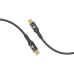Дата кабель USB-C to USB-C lucidline-cc120.black Promate (lucidline-cc120.black)