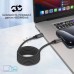 Дата кабель USB-C to USB-C springy.black Promate (springy.black)