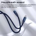 Дата кабель USB-C to USB-C springy.blue Promate (springy.blue)