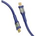 Дата кабель USB-C to USB-C transline-cc200.navy Promate (transline-cc200.navy)