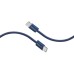 Дата кабель USB-C to Lightning ecoline-ci120.navy Promate (ecoline-ci120.navy)