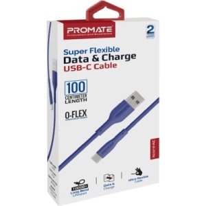 Дата кабель USB 2.0 AM to Type-C xcord-ac.navy Promate (xcord-ac.navy)