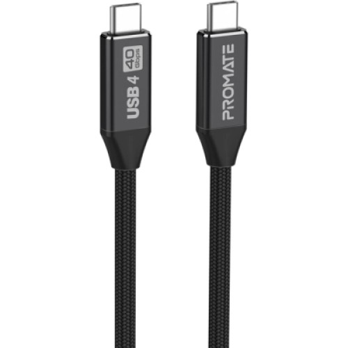 Дата кабель USB-C to USB-C primelinkc40-2m.black Promate (primelinkc40-2m.black)