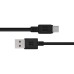 Дата кабель USB 2.0 AM to Micro 5P microcord-1.black Promate (microcord-1.black)
