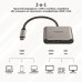 Переходник USB-C to HDMI/VGA mediahub-c2.grey Promate (mediahub-c2.grey)