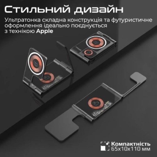 Зарядное устройство Promate aurafold-trio