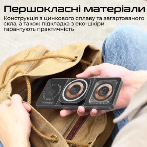 Зарядное устройство Promate auraslate-trio
