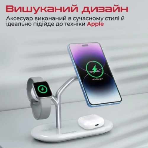Зарядное устройство Promate synergy.white