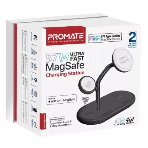 Зарядное устройство Promate synergy-pro.black