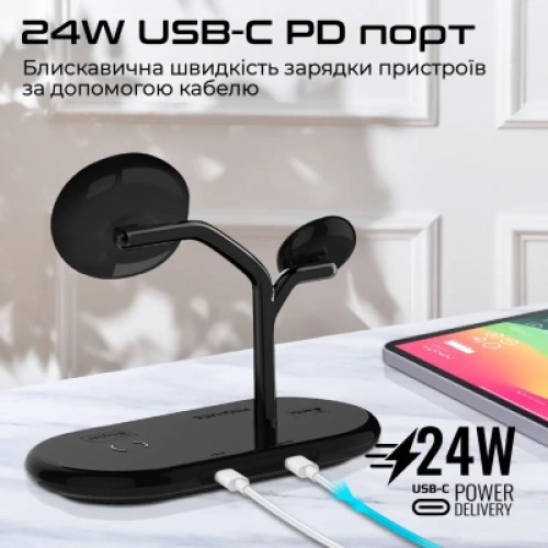 Зарядное устройство Promate synergy-pro.black
