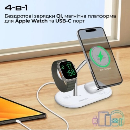 Зарядное устройство Promate synergy-pro.white