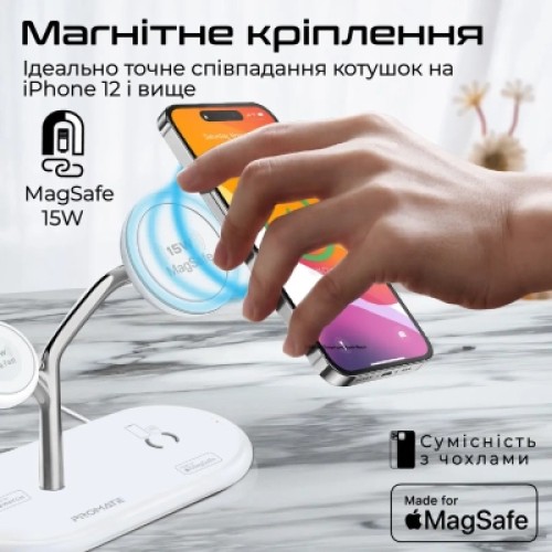 Зарядное устройство Promate synergy-pro.white