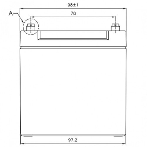 Батарея к ИБП CSB 12В 12 Ач (GPL12120 F2)