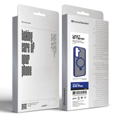 Чехол для мобильного телефона Armorstandart Unit Stand Samsung S25 Plus Blue (ARM82861)
