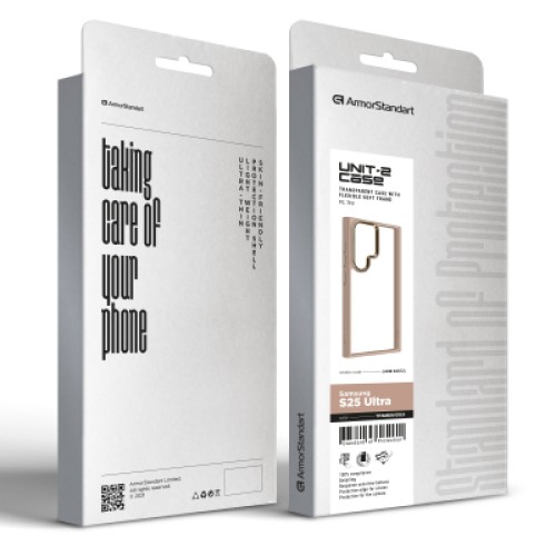 Чехол для мобильного телефона Armorstandart UNIT2 Samsung S25 Ultra Titanium Gold (ARM82872)