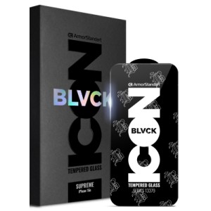Скло захисне Armorstandart Supreme Black Icon 2.5D Apple iPhone 16e Black (ARM84134)