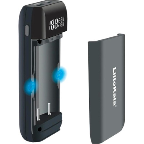 Зарядное устройство для аккумуляторов Liitokala 2 Slots, w func. Powerbank/PD/QC, USB/Type-C, LED disp, 18650/21700 (Lii-MP2)