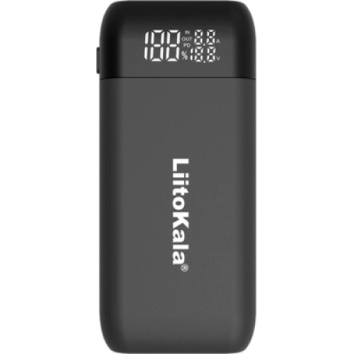 Зарядное устройство для аккумуляторов Liitokala 2 Slots, w func. Powerbank/PD/QC, USB/Type-C, LED disp, 18650/21700 (Lii-MP2)