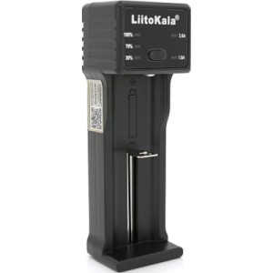 Зарядное устройство для аккумуляторов Liitokala 1 Slot, LED disp, USB, Li-ion/3.7V/3.8V, Li-Fe/3.2V, Ni-MH/1.2V (Lii-100C)