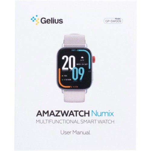 Смарт-часы Gelius Pro GP-SW009 (Amazwatch Numix) Silver (2099900996962)