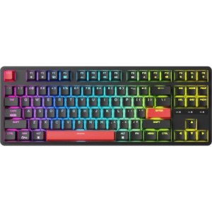 Клавіатура Keychron C3 Pro 87Key K pro Red RGB QMK Hot-swap USB UA Black (C3PH1_KEYCHRON)