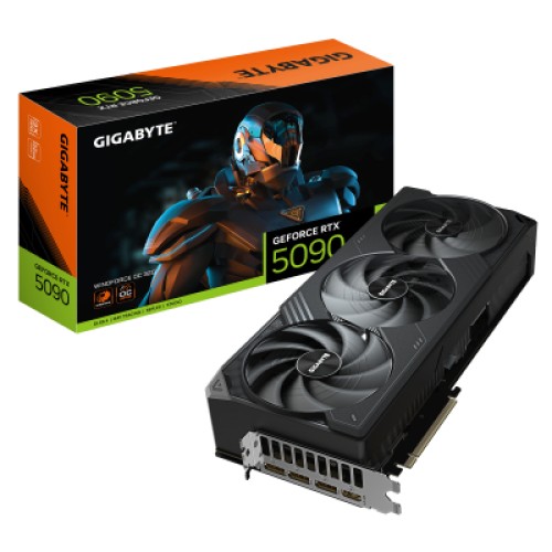 Видеокарта GIGABYTE GeForce RTX5090 32GB WINDFORCE OC (GV-N5090WF3OC-32GD)