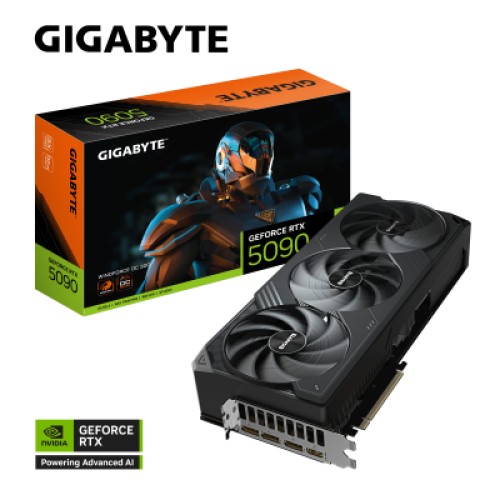 Видеокарта GIGABYTE GeForce RTX5090 32GB WINDFORCE OC (GV-N5090WF3OC-32GD)