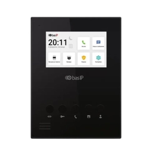Видеодомофон Bas-IP AU-04LA black