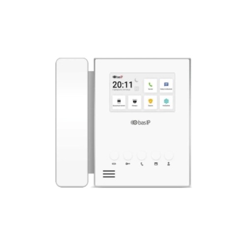 Видеодомофон Bas-IP AU-04LA white