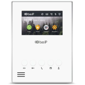 Відеодомофон Bas-IP AU-04LA white