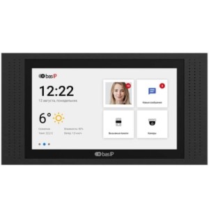 Відеодомофон Bas-IP AT-07 black