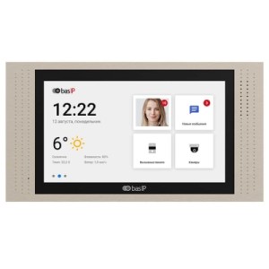 Відеодомофон Bas-IP AT-07L gold