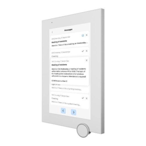 Видеодомофон Bas-IP AZ-07LL Linux white